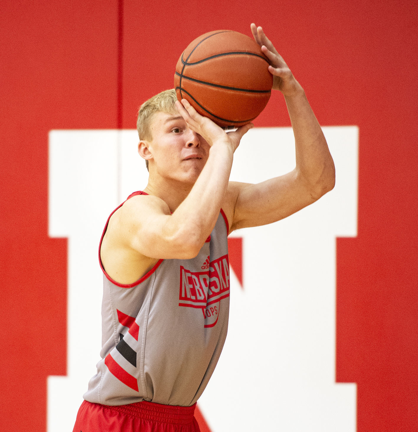 Nebraska men's hoops practice, 7.23
